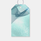 渦きらめくSweet sixteenティール(緑がかった色)ID652 ギフトタグ (裏面)
