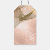 渦きらめくSweet sixteenバラ金ゴールドID652 ギフトタグ (裏面)