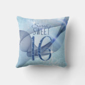 渦きらめくSweet sixteen青ID652 クッション (裏面)