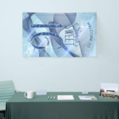 渦きらめくSweet sixteen青ID652 横断幕 (トレードショー)