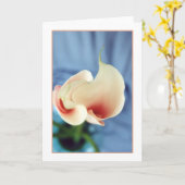 渦のグリーティングカード カード (黄色い花)