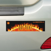 渦のバンパーステッカー バンパーステッカー (車上)