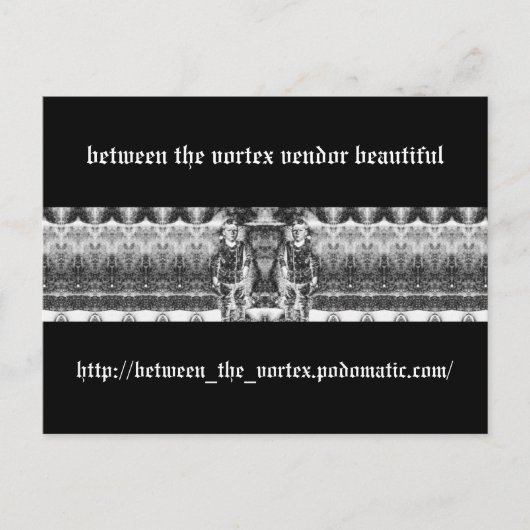 渦のベンダー間の美しさ ポストカード (正面)