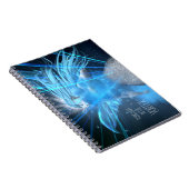 渦の中の青い妖精-カスタマイズそれ！ ノートブック (右側)