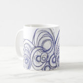 渦の中 コーヒーマグカップ (正面左)