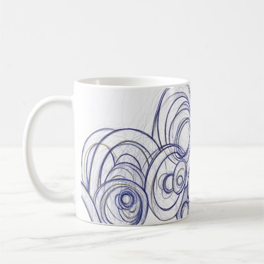 渦の中 コーヒーマグカップ (左)