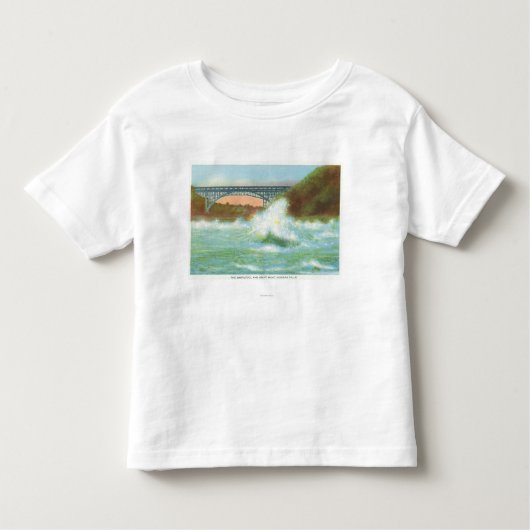 渦の眺め トドラーTシャツ (正面)