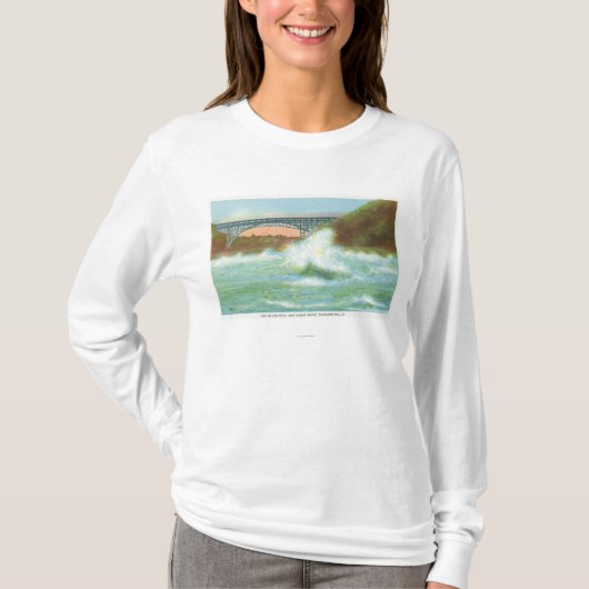 渦の眺め Tシャツ (正面)