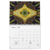 渦の視覚資料-2009のカレンダー カレンダー (2月 2027)