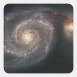 渦の銀河系(M51)および友達の銀河系 スクエアシール