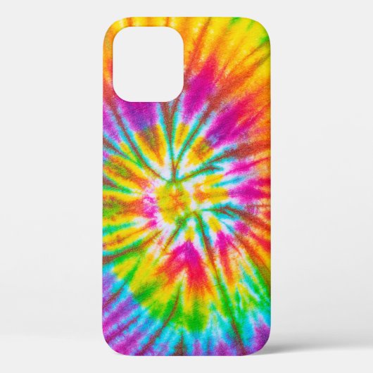 渦カラフル絞り染めパターン抽象芸術 Case-Mate iPhoneケース (裏面)