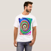 渦カラフル Tシャツ (正面フル)