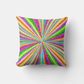 渦サイケデリック クッション (正面)