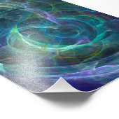 渦サイケデリック フォトプリント            (角)