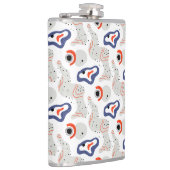 渦スタイリッシュと縁石の抽象芸術 フラスク (右)