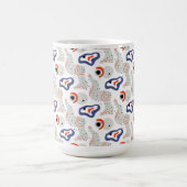 渦スタイリッシュと縁石の抽象芸術 モーフィングマグカップ (中央)