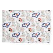 渦スタイリッシュと縁石の抽象芸術 枕カバー (裏面)