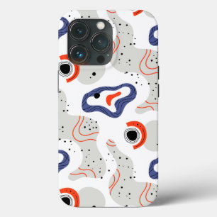 渦スタイリッシュと縁石の抽象芸術 iPhone 13 PROケース