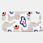 渦スタイリッシュと縁石の抽象芸術 Case-Mate iPhoneケース (裏面 (横))