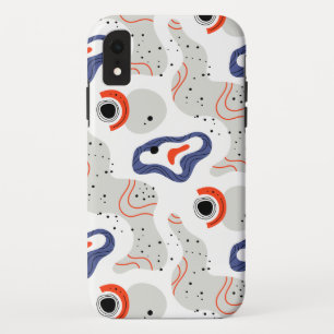 渦スタイリッシュと縁石の抽象芸術 iPhone XRケース
