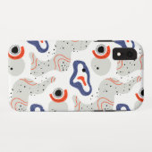 渦スタイリッシュと縁石の抽象芸術 Case-Mate iPhoneケース (裏面(横))