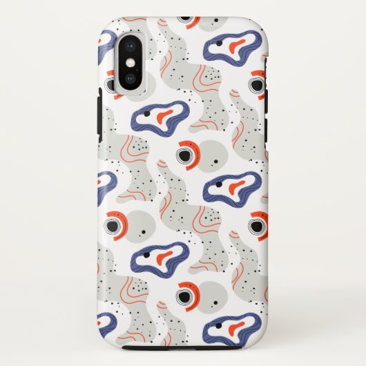 渦スタイリッシュと縁石の抽象芸術 Case-Mate iPhoneケース (裏面)
