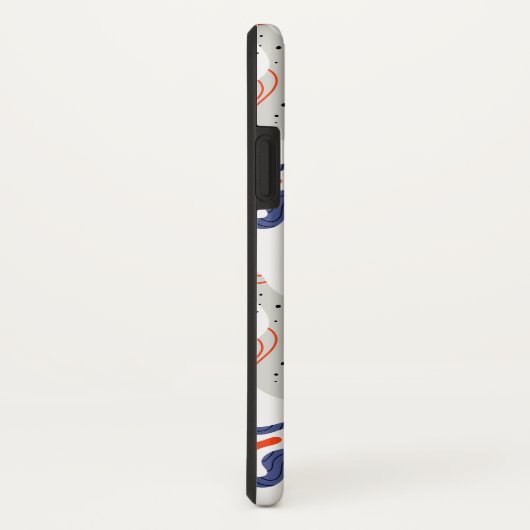 渦スタイリッシュと縁石の抽象芸術 Case-Mate iPhoneケース (裏面/右)