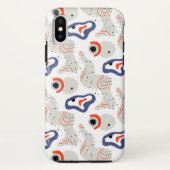 渦スタイリッシュと縁石の抽象芸術 Case-Mate iPhoneケース (裏面)