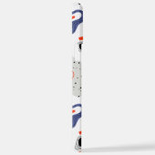 渦スタイリッシュと縁石の抽象芸術 iPhoneケース (右側面)