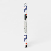 渦スタイリッシュと縁石の抽象芸術 iPhoneケース (右側)