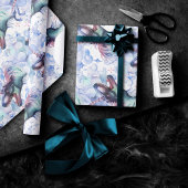 渦トウモロコシ模様 | カラフル恐竜の角 ラッピングペーパー