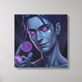 渦ピエロ キャンバスプリント