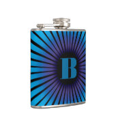 渦モダンイニシャル フラスク (右)