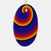 渦モダンオーナメント セラミックオーナメント (右)