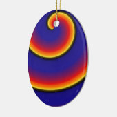 渦モダンオーナメント セラミックオーナメント (左)