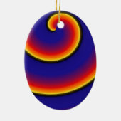 渦モダンオーナメント セラミックオーナメント (裏面)