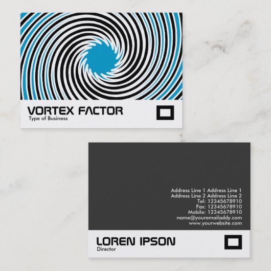 渦係数 名刺 (正面/裏面)