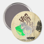 渦土磁石 マグネット (正面/裏面)