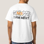 渦巻いたチームは(1)を散歩します Tシャツ (裏面)