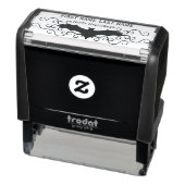 渦巻きかわいらしこうもり付きゴシックハッピーハローウィン セルフインキングスタンプ (商品)