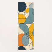 渦巻きとカラーヨガマット ヨガマット (正面)