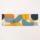 渦巻きとカラーヨガマット ヨガマット (正面(横))