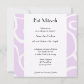 渦巻きのパターン,旋回パターン,バルミツワー 招待状 (正面)