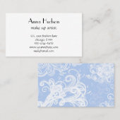 渦巻きのパターン、旋回パターン、旋回、青 名刺 (正面/裏面)