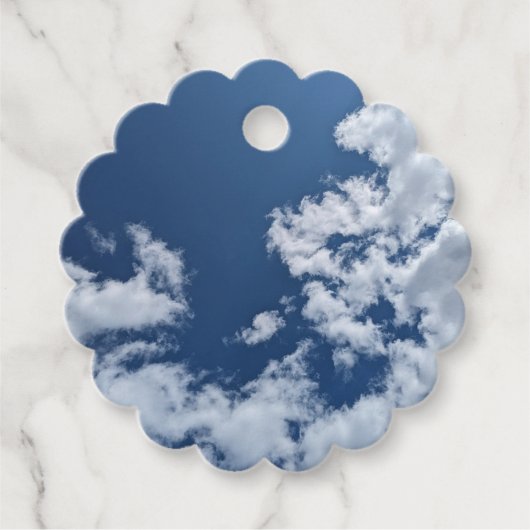 渦巻きの半分 フェイバータグ (正面)