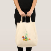 渦巻きの花束ベクター トートバッグ (正面(商品))