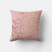 渦巻きアラベスクモノグラムの クッション (裏面)