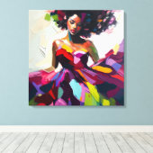 渦巻きエレガンス抽象芸術アートキャンバスプリント キャンバスプリント (インサイチュ (ウッドフロア))