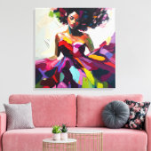 渦巻きエレガンス抽象芸術アートキャンバスプリント キャンバスプリント (インサイチュ (リビング))