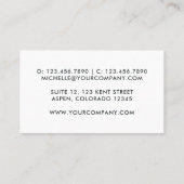 渦巻きカラフル絵を描型名刺 名刺 (裏面)